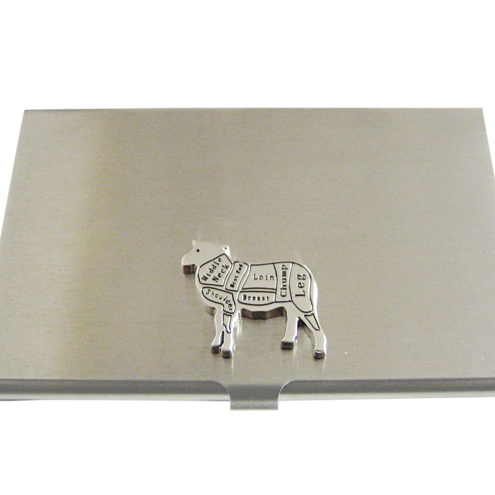 Lamb Butchers Cut Business Card Holder